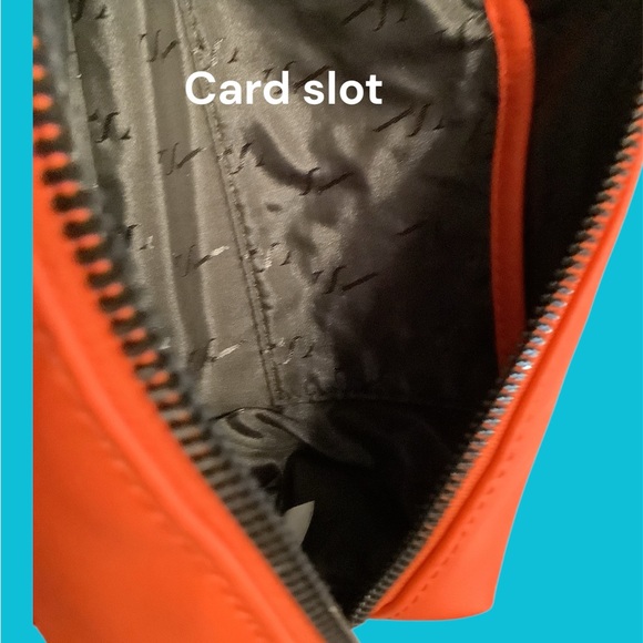 Wristlet Pouch, Chic orange wristlet pouch by Simply Vera. Ideal for daily use. - Picture 4 of 4